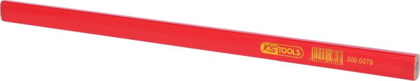 Lápis de carpinteiro KS Tools, vermelho, HB, 300.0070