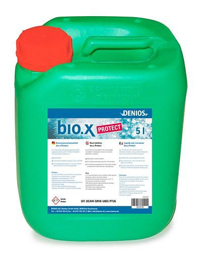 DENIOS korroosiosuoja-aine biohne x Protect, 5 litraa, lisäaine biohne x puhdistuskylpyille, PU: 5 litraa, 267-678
