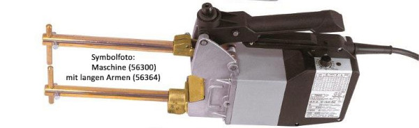ELMAG punktsvejsepistol 2 kVA, model 7900 (pakkesæt), håndbetjent (maks. 2+2mm) 400 volt med timer og 1 armpar med elektroder Ø10, 56300