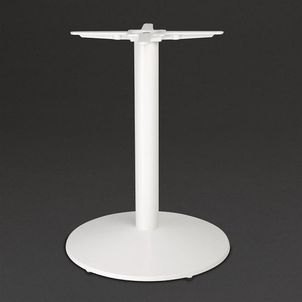 Bolero base de mesa redonda em ferro fundido branco, FT029