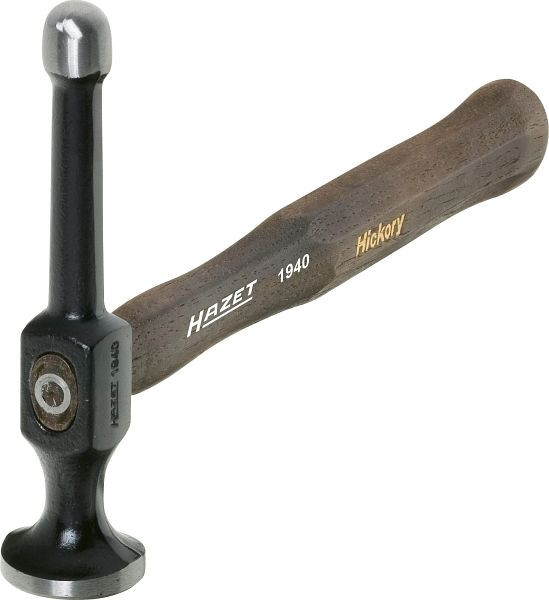 Hazet bulehammer, høvle- og kørehammer, 160 mm, rund flade og kugle, HICKORY håndtag, mål/længde: 309 mm, 1940