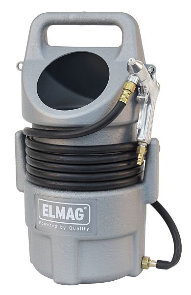 ELMAG zandstraalpistool, SPT 10, met straalmiddelcontainer en beschermhoes, 32063