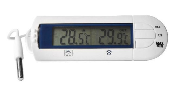 Cyfrowy termometr do zamrażarki Saro z alarmem 4719, 484-1065