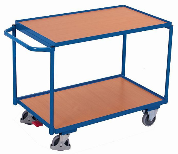 Wózek stołowy VARIOfit z 2 powierzchniami ładunkowymi, wymiary zewnętrzne: 1025 x 525 x 850 mm (szer. x gł. x wys.), sw-500.501