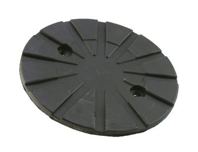 Gumová podložka vhodná pro Stenhoj/Autop, V: 9 mm H: 121 mm s ocelovou deskou, 100515