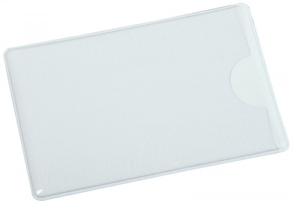 Eichner creditcardhoes van PVC-folie, wit, VE: 10 stuks, 9707-00049
