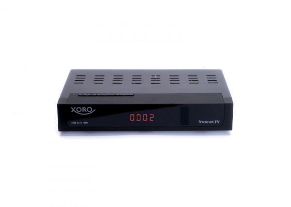 Odbiornik hybrydowy XORO do anteny cyfrowej (HEVC DVB-T/T2) i telewizji kablowej (DVB-C), HRT 8772 HDD bez dysku twardego, opak.: 10 szt., SAT100601