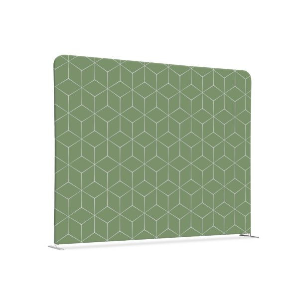 Showdown-näytöt Tekstiilitilanjakaja 200-150 Double Hexagon Green, ZWS200-150SSK-DSI16
