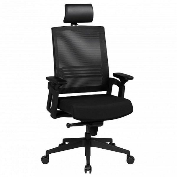 Cadeira de escritório Amstyle Apollo A1 com capa de tecido preta, SPM1.318