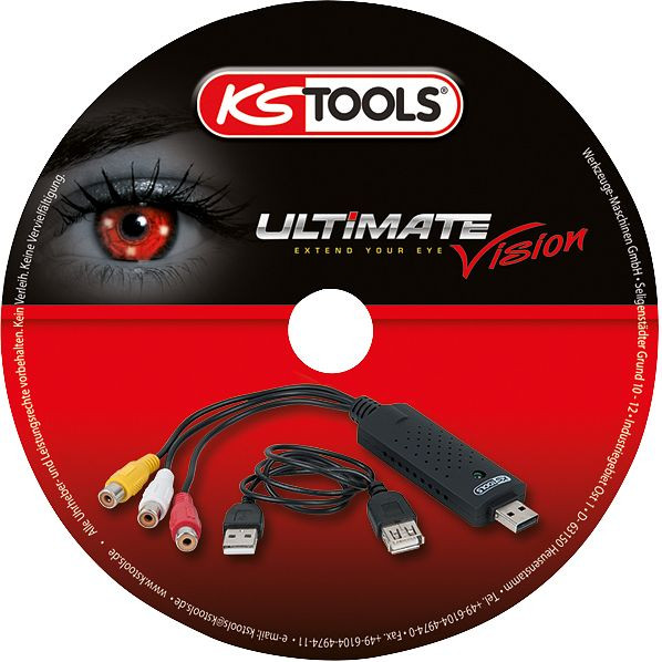 Captador de vídeo USB KS Tools, 550.8603