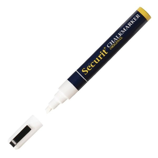 Στυλό κιμωλίας Securit 6mm λευκό, P520