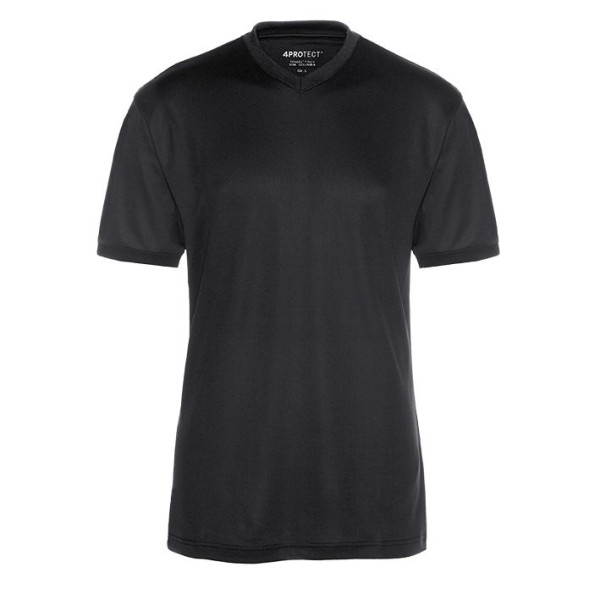 Camiseta 4PROTECT com proteção UV COLUMBIA, preta, tamanho: XS, embalagem de 10, 3332-XS