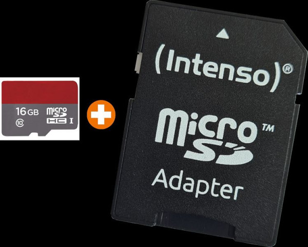 Card de memorie micro SDHC Berger & Schröter de 32 GB, clasa 10, cu adaptor SD, 31653