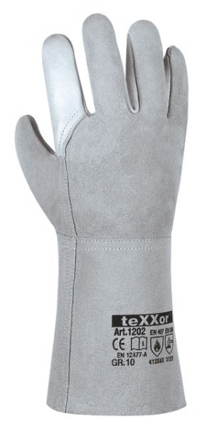 Γάντια συγκόλλησης teXXor "BATU TARA", συσκευασία: 96 ζεύγη, 1202