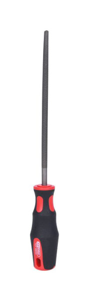 Pilă rotundă KS Tools, formă F, 200 mm, tăiată2, 157.0205
