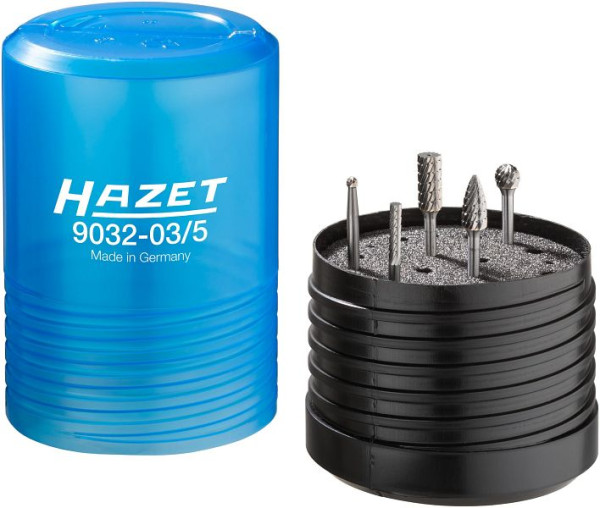 Zestaw frezów węglikowych Hazet, 3 mm, ilość narzędzi: 5, 9032-03/5