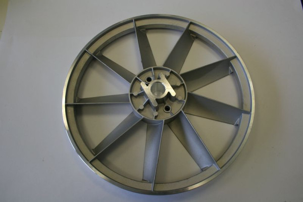 ELMAG KR ventilatorhjul (Ø: 280 mm) kode (2600100) for enhed B 2800-2 og B 3000-2, 9100308