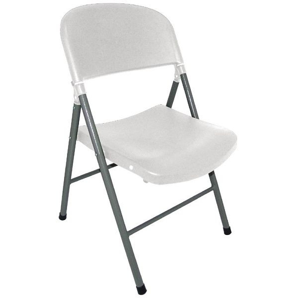 Πτυσσόμενες καρέκλες Bolero λευκές, PU: 2 τεμάχια, CE692