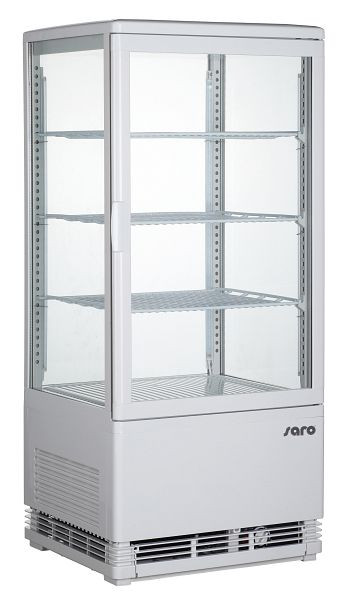 Βιτρίνα ψυγείου Saro μοντέλο SC 80 λευκή, 330-1007