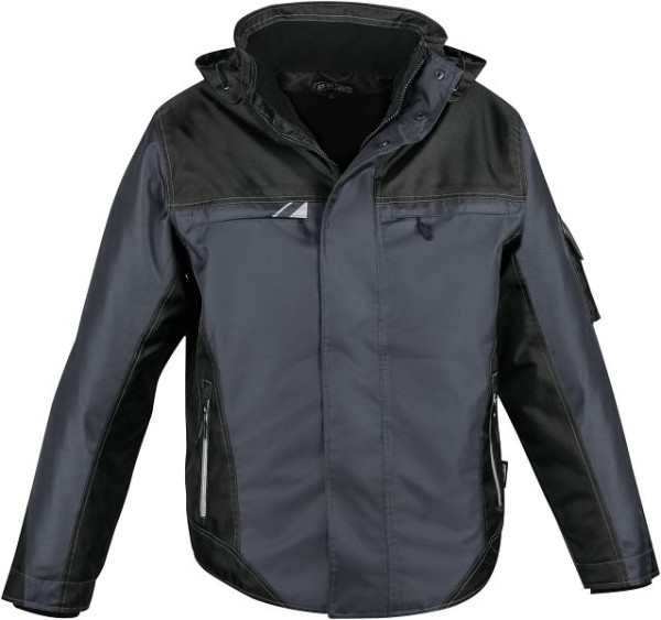 Jachetă de iarnă PKA Top Level, antracit/negru, Mărime: L, TOJ-S-004