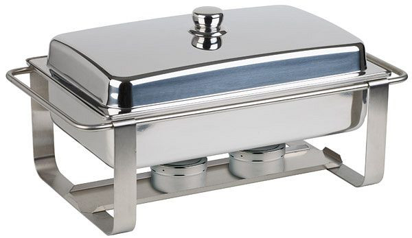 APS Chafing Dish -CATERER PRO-, 64 x 35 cm, înălțime: 34 cm, oțel inoxidabil, încuietoare pentru capac, 1 bazin de apă, 12233