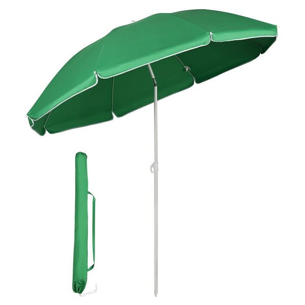 Okrągły parasol Sekey® 160 cm, kolor: zielony, 39916048