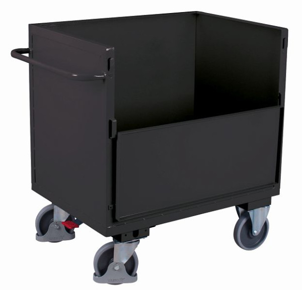 Vozík plechový skříňový VARIOfit pevně svařený, vnější rozměry: 1 130 x 720 x 1 105 mm (ŠxHxV), sw-700.414/AG