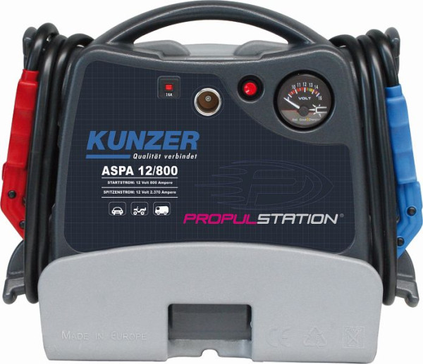 Kunzer AKKU-Start 12V CA/CC, Propulsão 760CA, ASPA 12/800