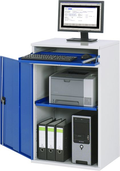 RAU computerskab, stationært, 650x1060x520 mm, 07-650-M60.11