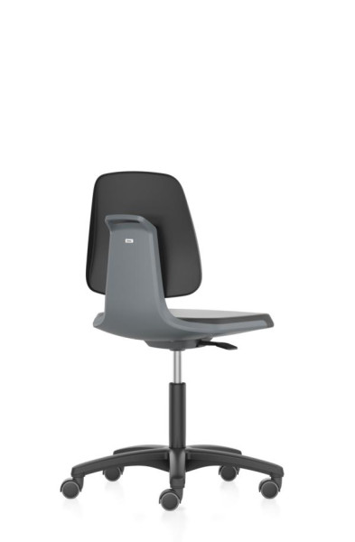 bimos werkstoel Labsit met wielen, zitting H.450-650 mm, stof, zitschaal antraciet, 9123-5800-3285
