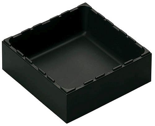Bedrunka+Hirth laatikonjakaja Aqurado, 1-kouruinen peruslaatikko, mitat mm (LxSxK): 144 x 144 x 48, 03.AQ-0116