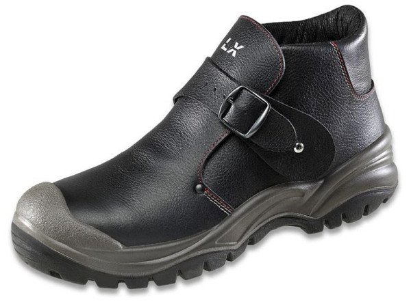 Lupriflex enkeltspænde, mellemhøj sikkerhedsslip-on sko til svejsearbejde, størrelse 43, pakke: 1 par, 3-103-43