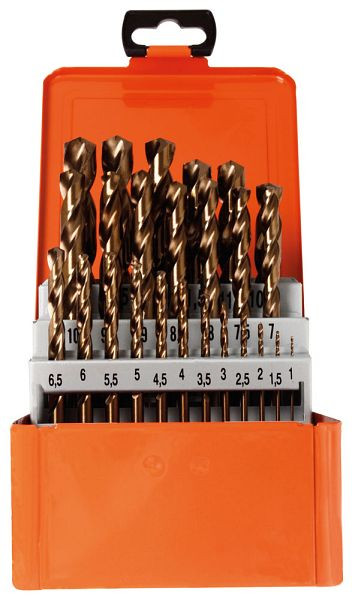 Projahn boorkoffer HSS-Co 25 stuks, type N, 1-13 / 0,5 mm BASIC, 60379