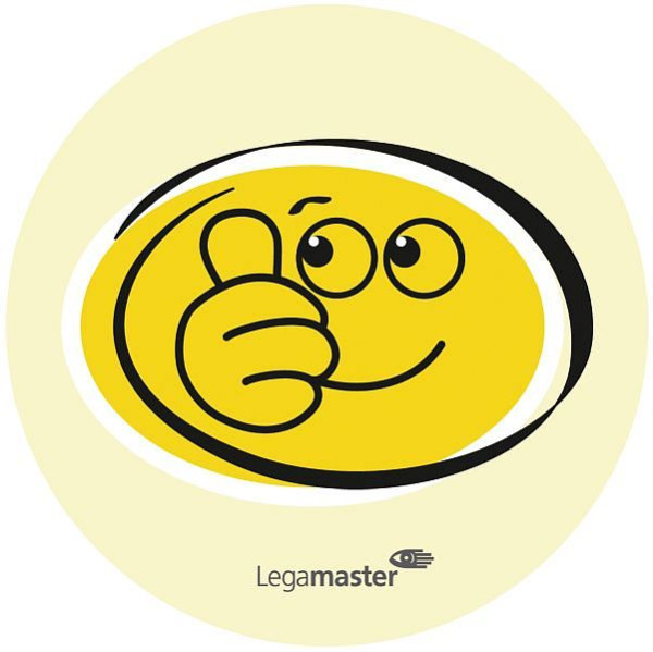 Emoticon card de moderare Legamaster 95mm râzând-trist, PU: 100 bucăți, 7-257001