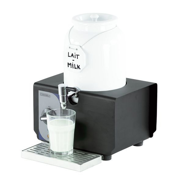 Aquecedor de leite Casselin 4L com recipiente de porcelana, CDLPC4
