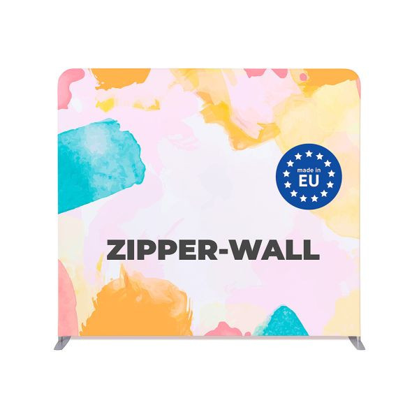 Showdown Displays Zipper Wall Straight Basic 250 x 230 cm, ZWSE250-230