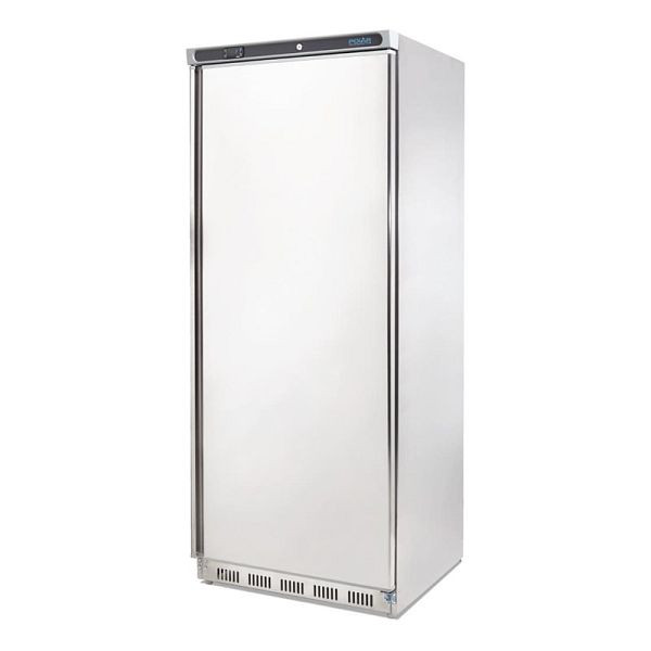 Polar koelkast RVS voor licht gebruik 600L, CD084