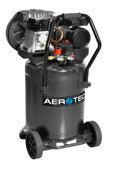 AEROTEC 420-90 V TECH - 230 volt oliesmurt stempelkompressor, mobil, 2010179