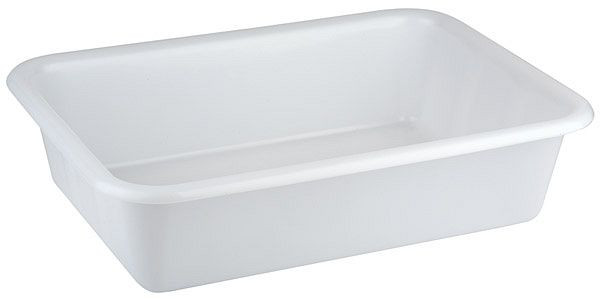 APS μπανιέρα, 61 x 44 cm, ύψος: 15 cm, πολυαιθυλένιο, λευκό, 25 λίτρα, 11940