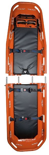 Calha de resgate para serviço pesado Skylotec ultraBASKET STRETCHER de 2 partes, feita de plástico (ABS), SAN-0087-2