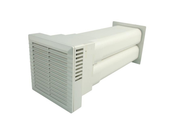 Σύστημα εξάτμισης και παροχής αέρα Marley DUO για σύνδεση με επίπεδο σύστημα αγωγών 100 125 λευκό, 064277
