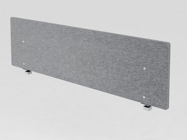 Hammerbacher akoestische scheidingswand 180cm, grijs gevlekt, 179,5x2,7/5x50 cm (BxDxH), VARW18/5