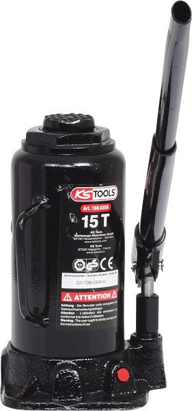 KS Tools Hydraulic bottle Jack, 15 t, 160.0356