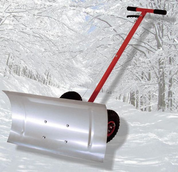 PowerPac ruční lopata na sníh SCH74 740mm s kolečky, SCH74