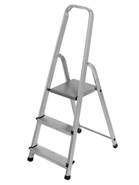 VaGo-Tools Vouwladder, Multifunctionele Ladder, Huishoudladder, Emmerladder, 3 treden, AL-103_xv