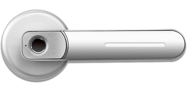 Mâner de ușă SOREX FLEX Easy Bluetooth cu amprentă, argintiu, BH104200