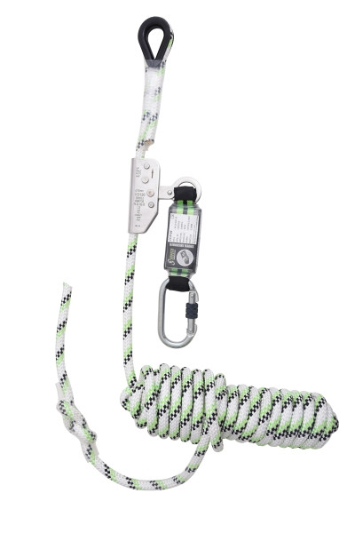 Kratos NIRO, dispositivo anti-queda móvel em corda kernmantle com absorvedor de energia, comprimento 10 metros, FA2010210