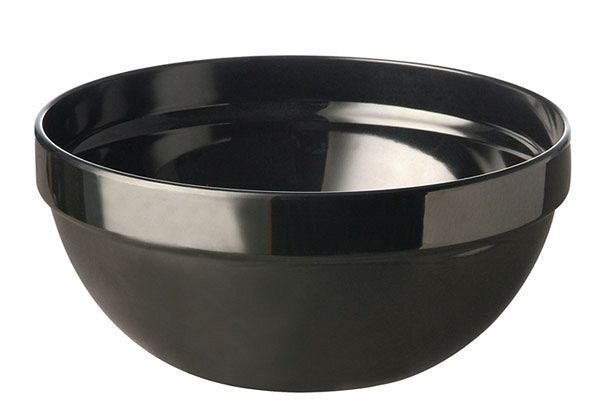 APS skål -CASUAL MAXI-, Ø 12 cm, højde: 5,5 cm, melamin, sort, 0,25 liter, 83699