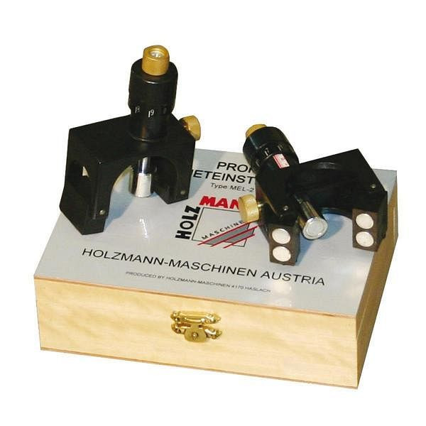 Holzmann magnetische instelmaat voor schaafmessen, 2-delig, MEL2