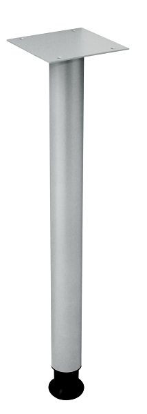 Opěrná patka Hammerbacher kulatá stříbrná, průměr: 60 mm, VSTFH/S